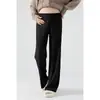 Pantalones de maternidad 2026 otoño e invierno, holgados y versátiles, con buena caída, estilo nuevo, pantalones suaves sin soporte para el vientre para mujeres embarazadas