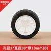 Modelo DIY Accesorios Hechos a Mano para Niños Ruedas de Coche de Juguete Coche Pequeño Goma Plástico Mini Llantas Ruedas Modelo de Coche