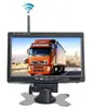 Monitor de Visión Trasera de Reversa Inalámbrico Integrado de 7 Pulgadas Cámara de Reversa con Visión Nocturna Infrarroja Imagen de Reversa para Camión