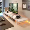 Soporte para computadora de escritorio, soporte para laptop, base para monitor de estación de trabajo, marco de soporte, estante de almacenamiento de escritorio