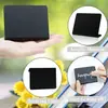 Quadro-negro pequeno de PVC apagável em estoque transfronteiriço, cartões de lugar para mesa de jantar, placas de display publicitário para barracas