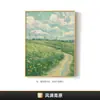 Pintura a óleo do Planalto de Xizang e campos selvagens, arte de parede emoldurada, pintura decorativa de paisagem vintage, pintura finalizada para paredes de fundo em pousadas e hotéis