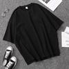 Camiseta de Hombre en stock Camiseta de Hombre Holgada Moderna Camiseta de Hombre Oversize Europea y Americana Color Sólido Manga Corta Talla Extra para Hombre
