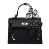 Bolso de Mano de Moda Transfronterizo de Gran Capacidad para Mujer, Bolso de Hombro Versátil con Estilo, Bolso Cruzado, Bolso Kelly de Moda