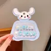 Uñas Portátiles de Dibujos Animados Kuromi para Bebés y Niñas Pequeñas, Piezas de Uñas Lindas con Arte de Uñas, Pegatinas de Uñas Impermeables Portátiles