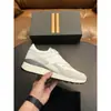 Zeg Zapatos Deportivos Casuales para Hombre de Cuero Genuino con Suela Gruesa para Correr 2025 Nuevos con Punta Redonda, Diseño de Retazos, Malla Transpirable en Contraste