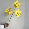 Nova simulação 3D3 cabeça Jingning Magnólia magnólia dupla salão de casamento flores macias combinando flores decorativas