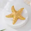 Tendência de Moda Transfronteiriça Broche Personalizado de Estrela-do-Mar Adequado para Mulheres Usarem em Banquetes Diários