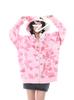 Suéter con capucha Hello Kitty de la marca de moda nacional American Kitty para mujer Primavera Otoño Invierno 2024 Nuevo abrigo de gran tamaño