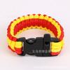 Pulsera de cuerda de paraguas de emergencia para exteriores, directa de fábrica, herramientas de supervivencia para montañismo y escalada, pulsera de cuerda de escape de emergencia
