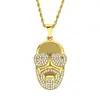 Collar colgante para hombre con retrato de hip-hop rap europeo y americano Personalidad Diamante collar de hip-hop exagerado