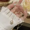 Collar de Perlas de Zirconia Estilo Francés, Lujo Ligero, Moda de Alta Gama, Cadena Versátil para Clavícula, Personalizado y Exquisito, Gargantilla Versátil de Deseo Puro