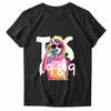 Camiseta europea y americana transfronteriza de Amazon Tylor Ers r 0 Ccert r Crewc Camiseta de manga corta europea y americana para hombre y mujer