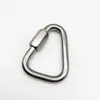 Anillo Triángulo de Acero Inoxidable 304 Anillo de Enlace Rápido Gancho para Mochila Anillo de Conexión Triángulo Equipo de Escalada