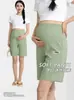 Pantalones Cortos de Soporte para el Vientre de Maternidad, Sueltos y de Alta Elasticidad, Ropa Delgada de Verano para Mujeres Embarazadas, No se Bajarán al Usarlos Afuera