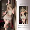 Pensamientos Nocturnos Seducción Nocturna Lencería para Mujer Abstinencia Sexy Deseo Puro Uniforme de Chica Conejito Set qqny Pijamas 9639