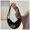 Estilo Ins Simple Estilo Japonés Bandolera Bolsa Pequeña Bolso de Hombro para Mujer para la Espalda Bolso para Teléfono Móvil Ligero Combinable Bolso Niche de Bola para Niña