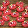 Camisa de Botones Infantil Pequeña Manzana Roja Ropa Botones de Resina Accesorios Decoración Manualidades Materiales Hechos a Mano DIY