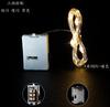 Luces de cadena de cobre con flores y pasteles, luces de caja de regalo con luces de cadena decorativas con tres luces intermitentes y estrellas, luces LED