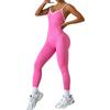 Popular Cinto Esportivo de Alça Cruzada com Cor Contrastante de Xiyin, Bojo no Peito, Peça Única Sem Mangas, Rápido Secagem, Fio, Justa, Peça Única de Fitness, Roupa de Yoga