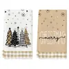 Paños de limpieza creativos temáticos de Navidad para Amazon transfronterizo, paños para el hogar, la cocina y la mesa de comedor, paños de cocina y toallas decorativas de Navidad