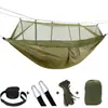 Hamaca de Mosquitero de Nylon Más Vendida Transfronteriza, Hamaca de Espacio Grande Ultraligera para Acampar al Aire Libre, Hamaca de Exterior para Colgar en Árboles
