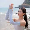 2026 Novo Estilo Mangas de Gelo, Anti-UV, Seda de Gelo, Finas, Ciclismo de Verão, Esportes ao Ar Livre, Luvas de Acampamento, Mangas de Proteção Solar