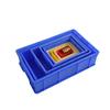 Caja de plástico rectangular para volteo de alimentos, para grandes almacenes, para almacenar alimentos, herramientas de ferretería, repuestos, cesta de logística para volteo, caja de goma gruesa