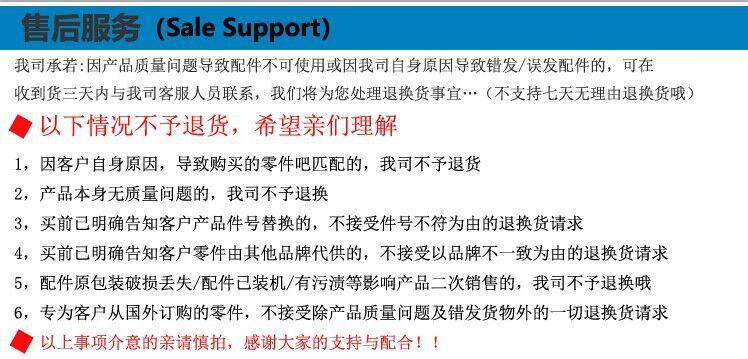 不支持退换货