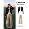 Piel clara, maduro, alta calidad, un atuendo completo, traje de principios de otoño 2026 nuevo para mujer, estilo coreano, atuendo con sensación de alta inteligencia