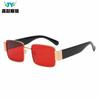 Gafas de sol metálicas de moda norteamericanas transfronterizas, lente de policarbonato, pierna ancha, tendencia, gafas de sol para fiesta, gafas de sol para exteriores, generación de cabello al por mayor