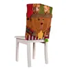 Decoración Navideña de Productos Nuevos Transfronterizos Funda para Silla Funda para Taburete Nueva Funda para Silla de Muñeca Adornos Decorativos Europeos y Americanos Muebles para el Hogar