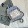 Bolso Cruzado de Hombro Versátil de Alto Valor Estilo Japonés Estilo Académico Chica Suave Lolita JK Gran Capacidad Yummy Pain Bag
