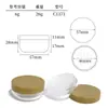 Esponja de Maquillaje Elástica de Malla Personalizada OEM 6g Caja Vacía para Polvos Caja de Empaque para Cosméticos Cubierta Marrón Claro Esquina Redondeada Caja para Polvos Sueltos