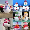 Muñeco de Nieve de Dibujos Animados Inflable Grande Modelo de Aire Ceremonia de Apertura de Estación de Esquí Accesorios Meichen Juguetes de Nieve Diversión Navideña