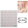 Zhengxiang transfronterizo 2023 pegatinas para decoración de uñas 5D en relieve dorado DIY pegatinas decorativas pegatinas para uñas infantiles ins venta al por mayor personalizada