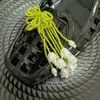 Acessórios de Flor de Sapato de Cristal Resistentes Estilo Coreano com Lantejoulas Bordadas, Franjas de Cristal Exquisite de Estilo Leve de Luxo