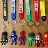 Comercio Exterior Q-Version Llavero Marvel Avengers Spider-Man Capitán América Iron Man Juguete de Moda Colgante Venta al por Mayor
