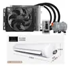 Modelo Oculto Seis Agujeros Tuoya Noivelo Camión Estacionamiento Independiente Aire Acondicionado 24V Camión Refrigerador Excavadora 12V