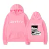 Sudadera con capucha casual de moda callejera con estampado de letras D de doble cara, estilo Anime Drift Ae86, para hombres y mujeres
