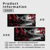 Alfombrilla de ratón con paisaje de anime, Alfombrilla para escritorio de teclado de computadora, Regalo de oficina, Engrosada con bordes cosidos, Antideslizante, Disponible para dropshipping
