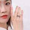 Ábaco Chiba Taiyin para Hacer Fortuna Anillo de Dedo Índice con Cuentas de Transferencia Anillo de Apertura de Diseño de Lujo Ligero de Nicho Joyería de Tendencia Personalizada