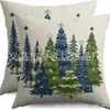 Serie de decoraciones navideñas para árboles de Navidad de Amazon transfronteriza: almohadas, cojines para el hogar, sofá, dormitorio y sillas
