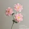 Flores Artificiales, Peonías Hibisco de Tres Cabezas, Flores Falsas para Decoración del Hogar, Arreglos de Boda y Hotel, Arreglos Florales, Venta al por Mayor Transfronteriza