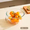 Tazón de Vidrio Transparente, Engrosado y Duradero, Resistente a Altas Temperaturas, Apto para Microondas, Vidrio de Borosilicato Alto, Tazón Grande para Ensalada para el Hogar