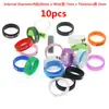 Cortapelos eléctrico anillo antideslizante dispositivo blanqueador anillo antideslizante anillo de cuero de silicona tijeras de grabado de cabeza de aceite cortapelos eléctrico cubierta antideslizante cubierta decorativa