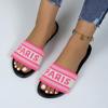 Verano Nuevo Europeo y Americano Talla Grande Sandalias y Pantuflas de Punta Abierta Moda Casual Pantuflas de Suela Blanda Combinables Pantuflas Transfronterizas