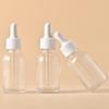 Mancha de prata da veia 10ml marrom Frasco de óleo de essência japonesa 15ml Frasco de vidro rachado marrom Frasco conta-gotas de estoque de 30ml