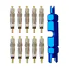 Conjunto de Núcleos de Válvula Estilo Francês, Ferramentas de Reparo para Bicicletas de Montanha e Estrada, Ferramenta de Instalação e Remoção de Núcleo de Válvula Estilo Americano, Chave de Núcleo de Válvula