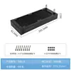 Radiador de Refrigeración por Agua de Aluminio Puro de 80 Filas y 160 Filas Caja Itx Motor Mini Radiador de Refrigeración para Motocicleta Eléctrica Disipador de Calor DIY para Computadora